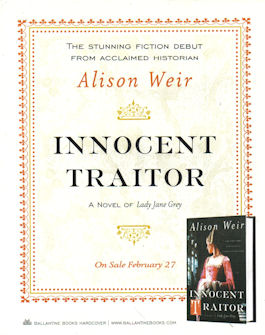innocent traitor by alison weir